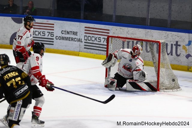Photo hockey match Rouen - Nice le 16/03/2024