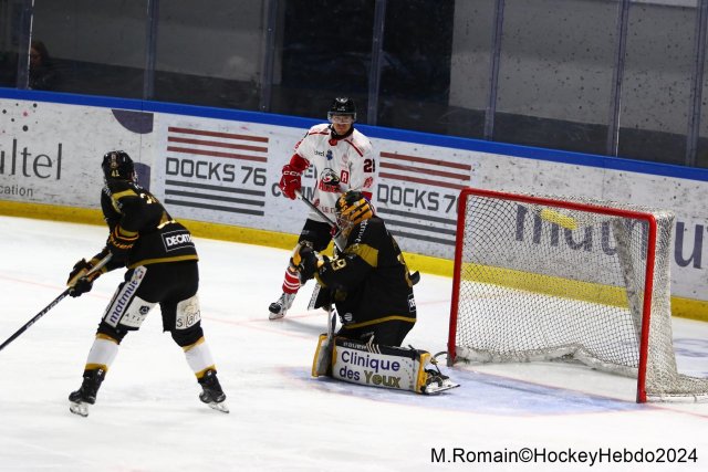 Photo hockey match Rouen - Nice le 16/03/2024