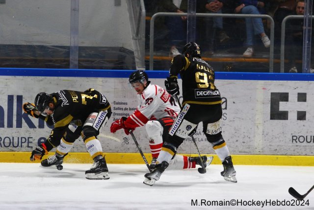 Photo hockey match Rouen - Nice le 16/03/2024