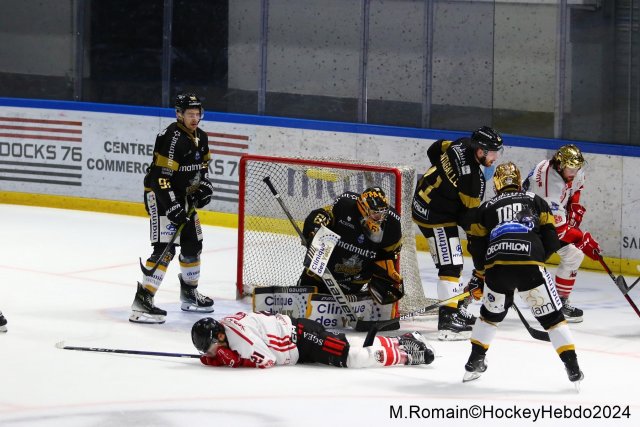Photo hockey match Rouen - Nice le 16/03/2024