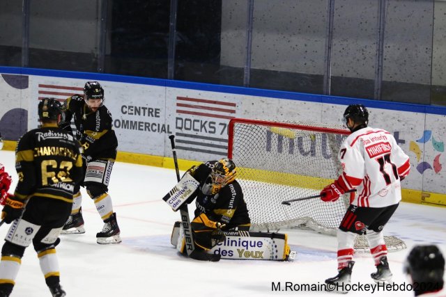 Photo hockey match Rouen - Nice le 16/03/2024
