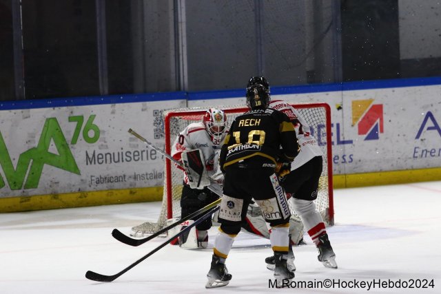 Photo hockey match Rouen - Nice le 16/03/2024