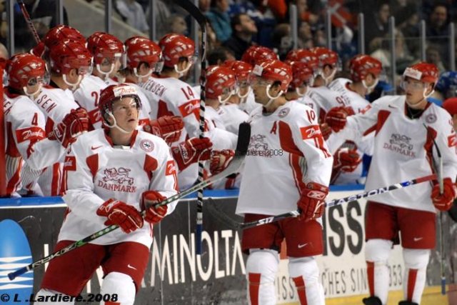 Photo hockey album Mondiaux : 3ème journée - Italie / Danemark