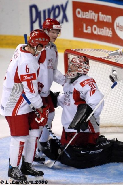 Photo hockey album Mondiaux : 3ème journée - Italie / Danemark