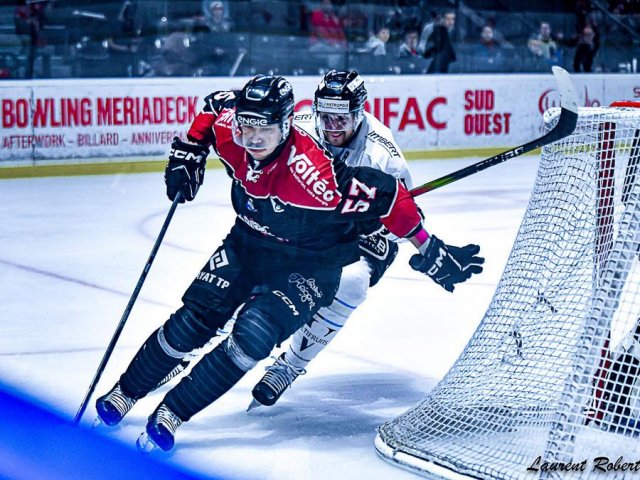 Photo hockey match Bordeaux - Marseille le 20/03/2024