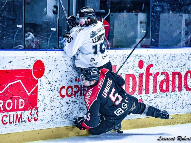 Photo hockey match Bordeaux - Marseille le 20/03/2024