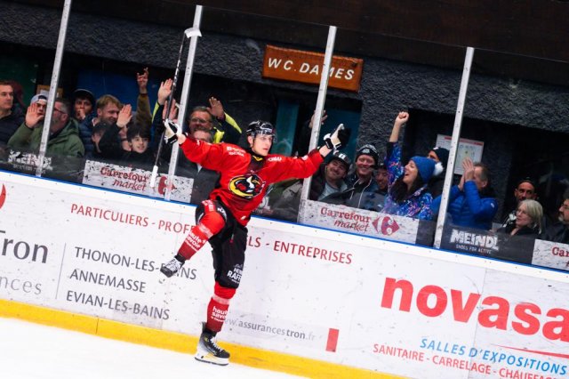 Photo hockey match Morzine-Avoriaz - Brest  le 20/03/2024