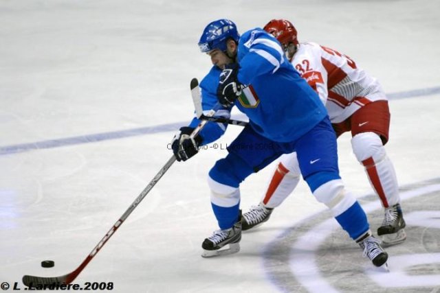 Photo hockey album Mondiaux : 3ème journée - Italie / Danemark