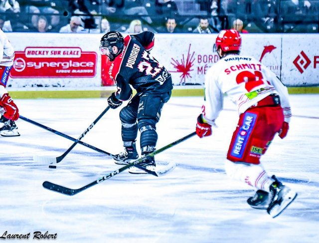 Photo hockey match Bordeaux - Grenoble  le 22/03/2024