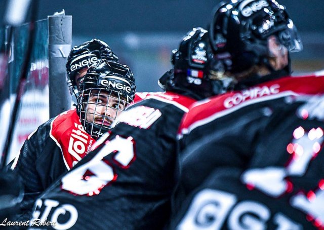 Photo hockey match Bordeaux - Grenoble  le 22/03/2024