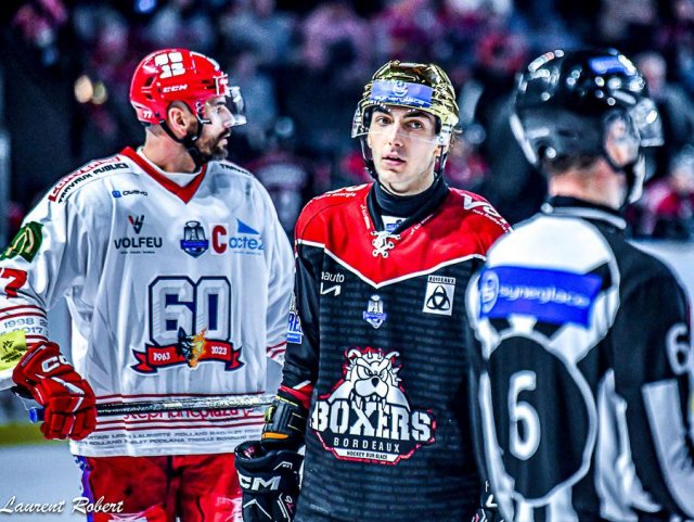 Photo hockey match Bordeaux - Grenoble  le 22/03/2024