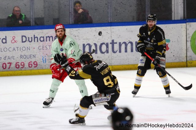 Photo hockey match Rouen - Cergy-Pontoise le 22/03/2024