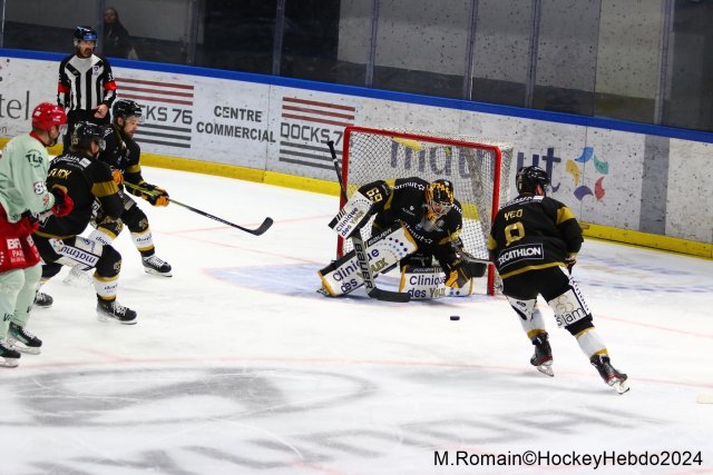 Photo hockey match Rouen - Cergy-Pontoise le 22/03/2024