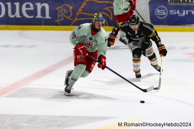 Photo hockey match Rouen - Cergy-Pontoise le 22/03/2024