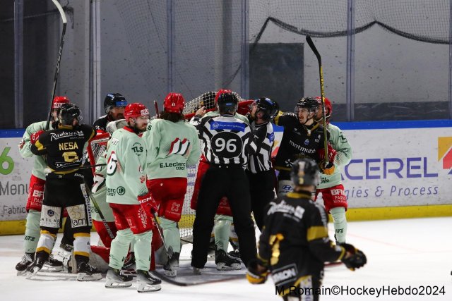 Photo hockey match Rouen - Cergy-Pontoise le 22/03/2024