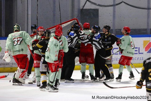 Photo hockey match Rouen - Cergy-Pontoise le 22/03/2024