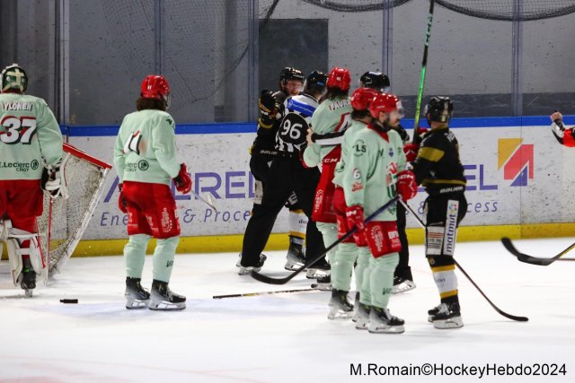 Photo hockey match Rouen - Cergy-Pontoise le 22/03/2024
