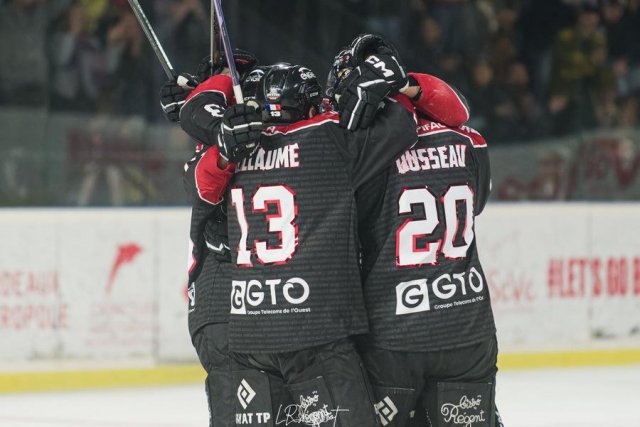 Photo hockey match Bordeaux - Grenoble  le 23/03/2024