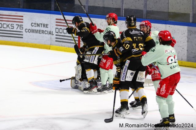 Photo hockey match Rouen - Cergy-Pontoise le 23/03/2024