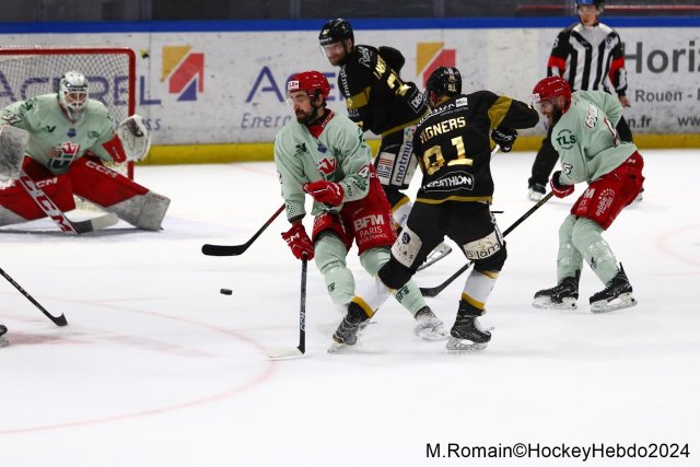 Photo hockey match Rouen - Cergy-Pontoise le 23/03/2024