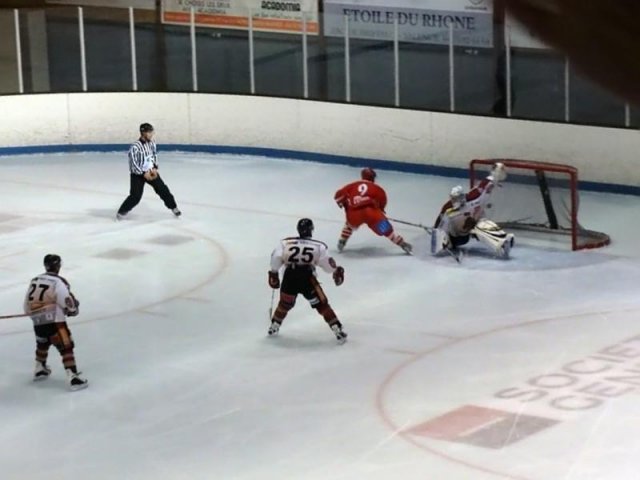 Photo hockey match Valence - Bordeaux le 17/10/2009