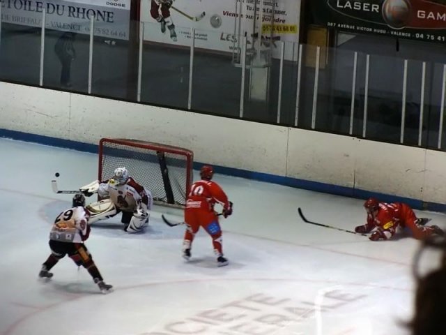 Photo hockey match Valence - Bordeaux le 17/10/2009