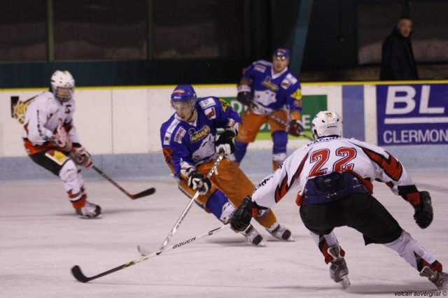 Photo hockey match Clermont-Ferrand - Courchevel-Méribel-Pralognan le 17/10/2009