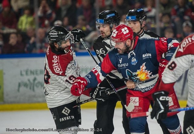 Photo hockey match Grenoble  - Bordeaux le 26/03/2024