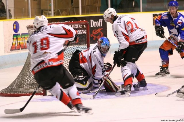 Photo hockey match Clermont-Ferrand - Courchevel-Méribel-Pralognan le 17/10/2009