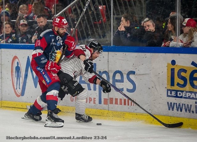 Photo hockey match Grenoble  - Bordeaux le 26/03/2024