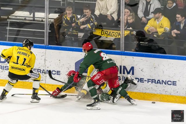 Photo hockey match Cergy-Pontoise - Rouen le 26/03/2024