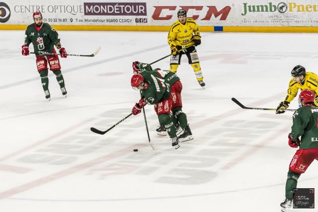 Photo hockey match Cergy-Pontoise - Rouen le 26/03/2024