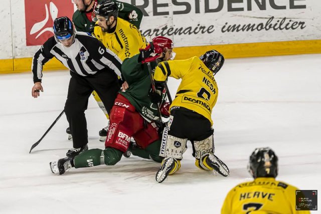 Photo hockey match Cergy-Pontoise - Rouen le 26/03/2024