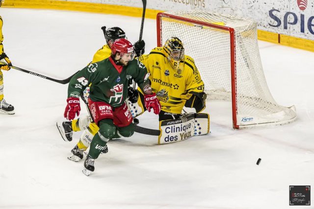 Photo hockey match Cergy-Pontoise - Rouen le 26/03/2024