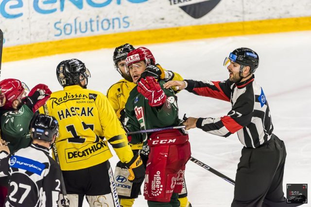 Photo hockey match Cergy-Pontoise - Rouen le 26/03/2024