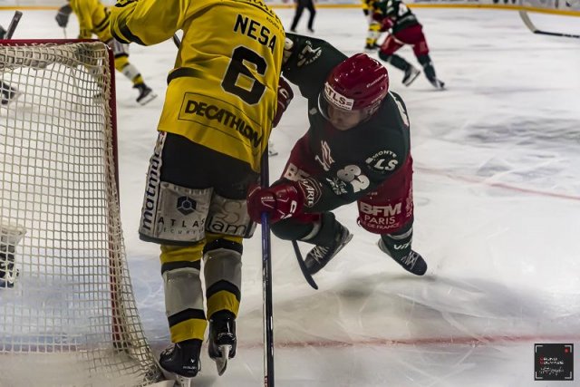 Photo hockey match Cergy-Pontoise - Rouen le 26/03/2024