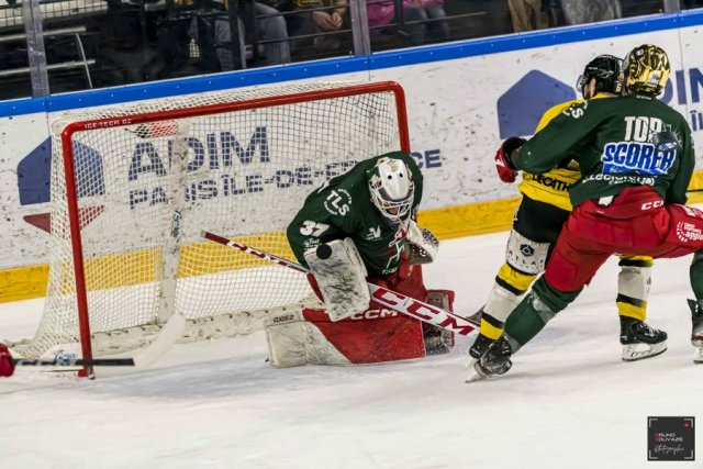 Photo hockey match Cergy-Pontoise - Rouen le 27/03/2024