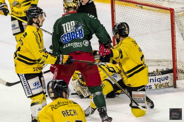 Photo hockey match Cergy-Pontoise - Rouen le 27/03/2024
