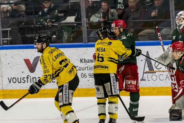Photo hockey match Cergy-Pontoise - Rouen le 27/03/2024