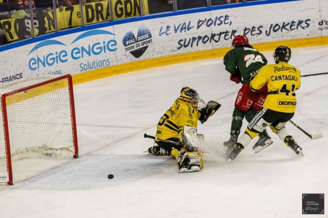 Photo hockey match Cergy-Pontoise - Rouen le 27/03/2024