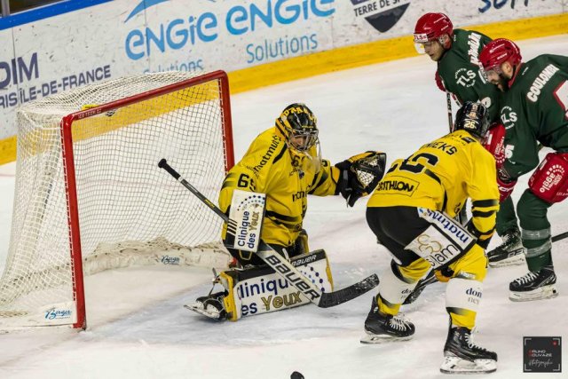 Photo hockey match Cergy-Pontoise - Rouen le 27/03/2024