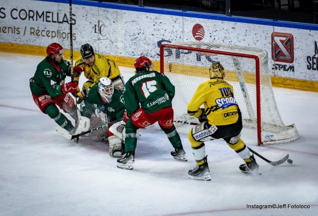 Photo hockey match Cergy-Pontoise - Rouen le 27/03/2024