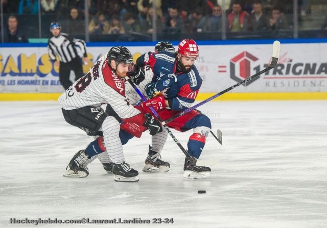 Photo hockey match Grenoble  - Bordeaux le 30/03/2024