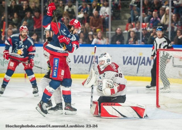 Photo hockey match Grenoble  - Bordeaux le 30/03/2024