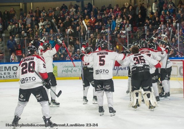 Photo hockey match Grenoble  - Bordeaux le 30/03/2024