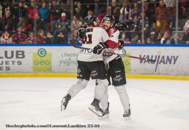 Photo hockey match Grenoble  - Bordeaux le 30/03/2024