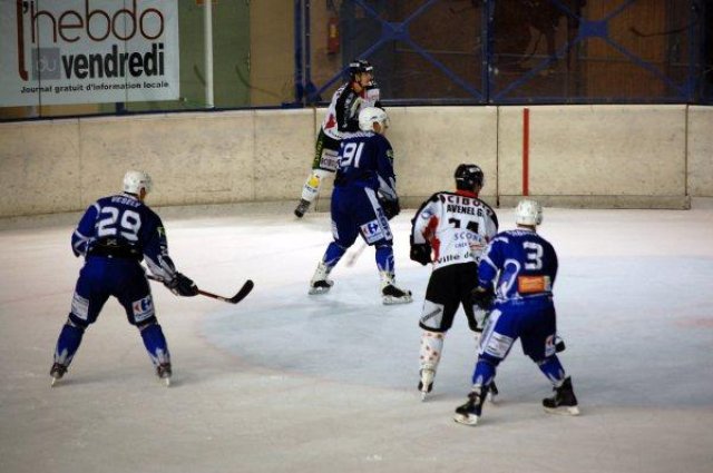Photo hockey match Reims* - Caen  le 17/10/2009