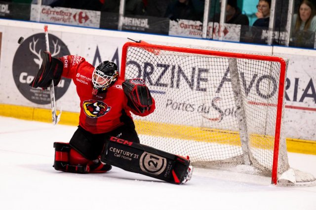 Photo hockey match Morzine-Avoriaz - Valenciennes le 31/03/2024
