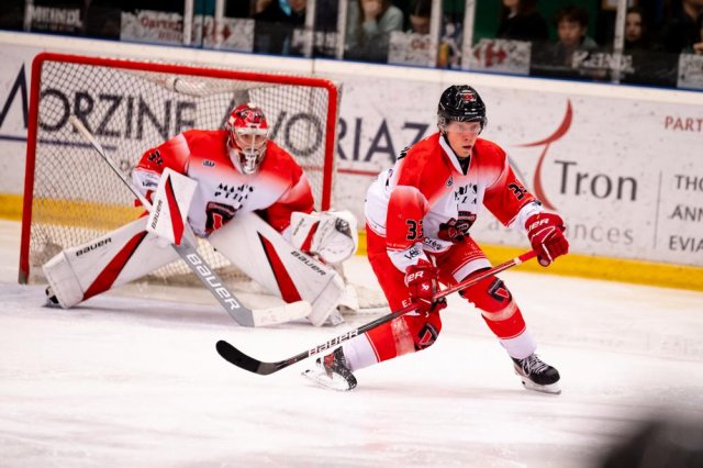 Photo hockey match Morzine-Avoriaz - Valenciennes le 31/03/2024