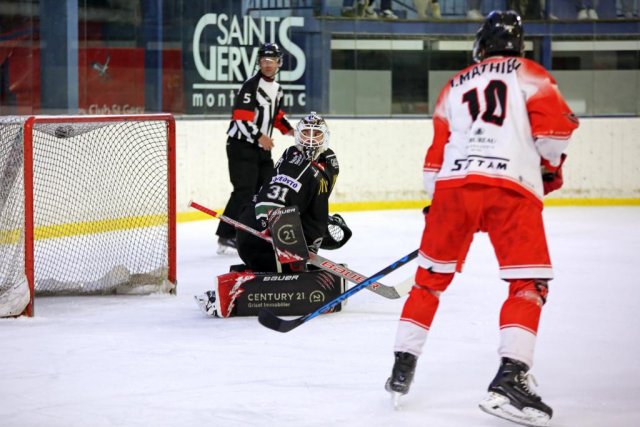 Photo hockey match Mont-Blanc - Valenciennes le 02/04/2024